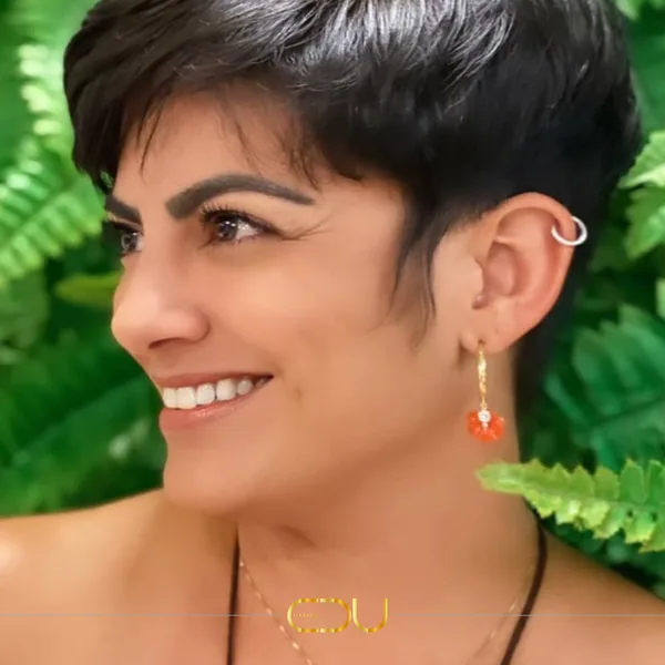 Corte pixie com laterais bem marcadas