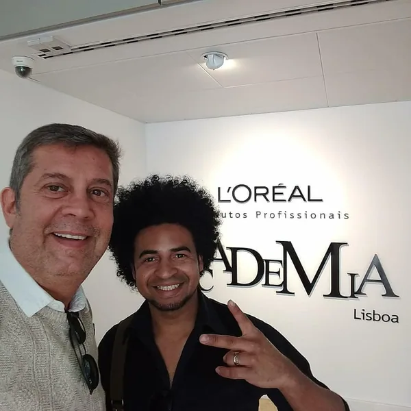 Edu Domingos na Academia L'Oréal em Lisboa